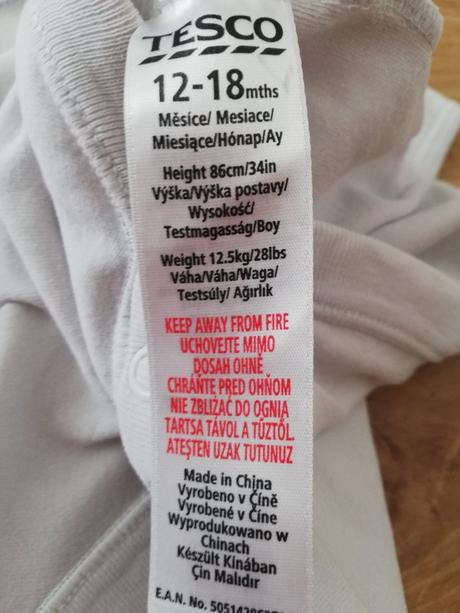 Body s krátkým rukávem, tesco,86