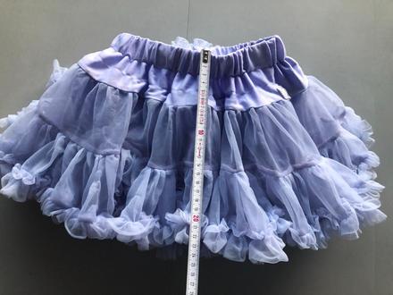 Luxus extra bohatá tutu sukně levandule modrá 4-6l, 104