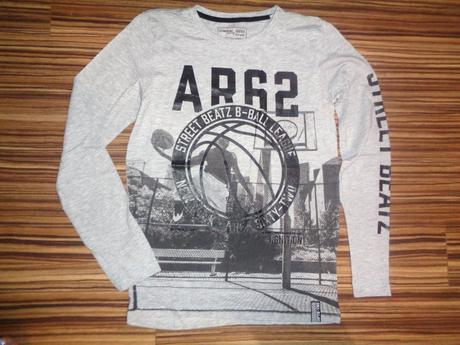 Super šedé melírované tričko pro baskeťáky 158/164, chapter young,158