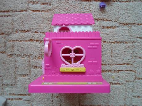 Dětský plastový růžový domeček na hraní, 