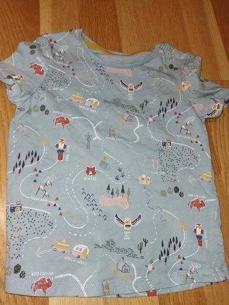 Malované tričko 110, marks & spencer,110