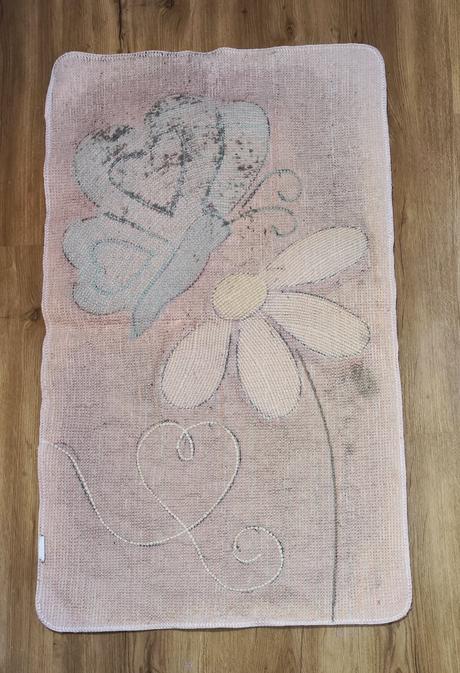 Růžová sada 3ks koupelnových předložek, 