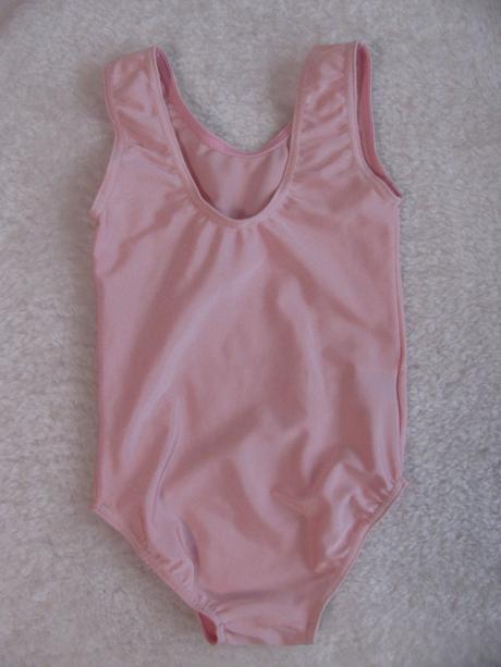 Dívčí jednodílné růžové plavky, 98