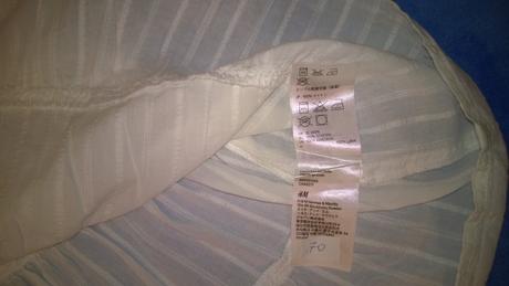 Plátěné bílé šaty, ham, vel 80, h&m,80