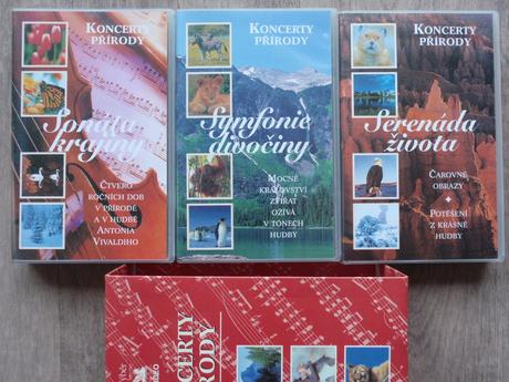 Vhs příroda 3kusy., 