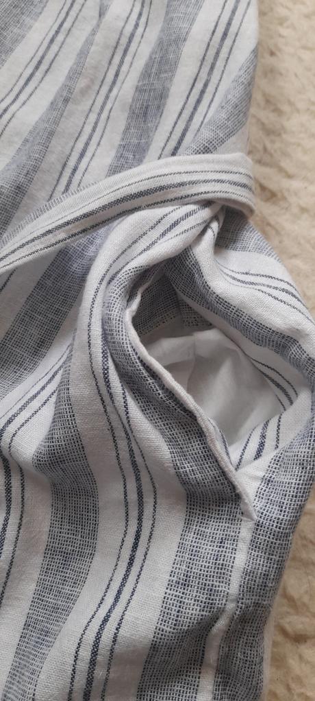 F&f lněný overal s kapsami a páskem, f&f,40