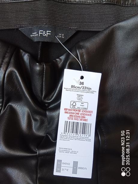 Legíny koženka zn."f&f" vel."36/s", f&f,36