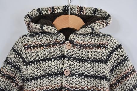 Svetr vel. 9 - 12m, nutmeg,80