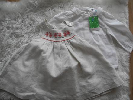 Šaty komplet, john lewis,68