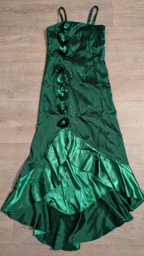 T483 nádherné plesové šaty romatex vel. 38, 38