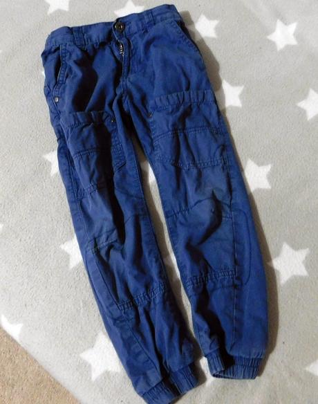 Plátěné kalhoty f&f vel.110/116, f&f,116