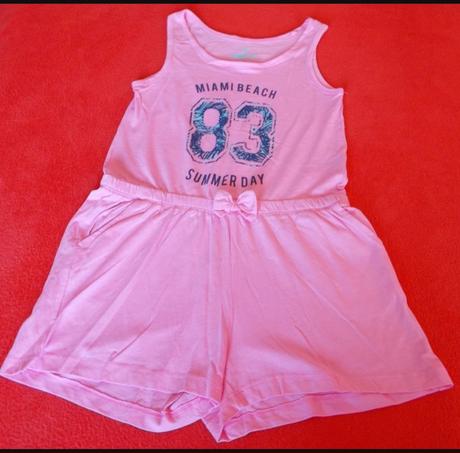 Letní dívčí overal růžový pepperts, pepperts,134