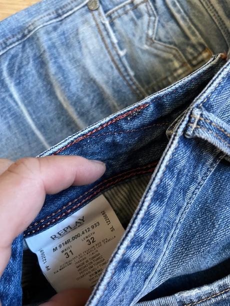 Džíny, rifle replay, vel 31/32, replay,m