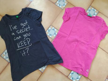 2x tričko benetton, benetton,104