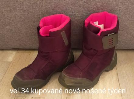 Zimní boty 34, decathlon,34