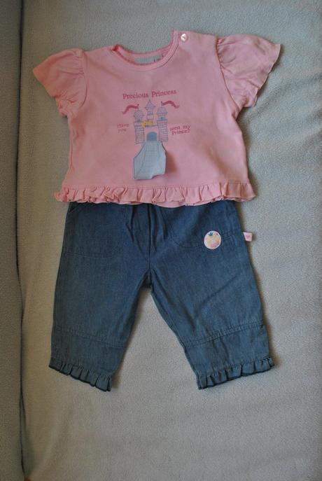 Komplet - 2x tričko a kalhoty, 80