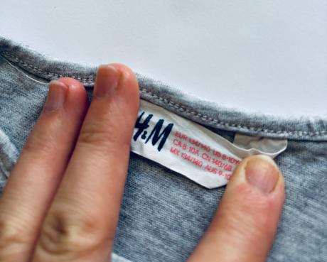 Ob/ šaty šedé s puntíky - v.134/140, h&m,134