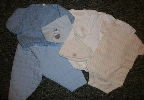 7dílá sada-teplejší-klučičí na 0-4 měsíce, 50–62