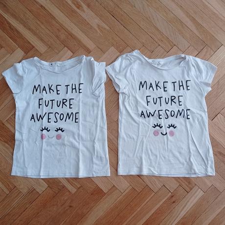 Sada 10ks triček pro dvojčata 116/122, 116