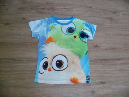 Nové triko angry birds vel. 134/140, 134