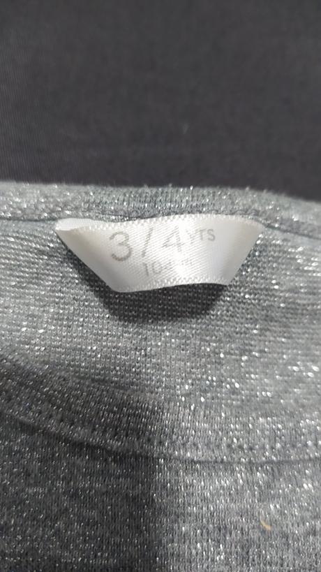 Dívčí šedé šaty 104, pepco,104