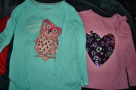 2x dívčí tričko v.110/116, lupilu,110