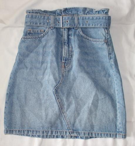 Ub128. džínová midi sukně 12-13 let, h&m,158