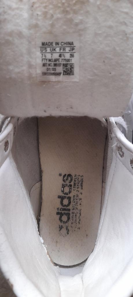 Adidas bílé kotníkové tenisky, adidas,40