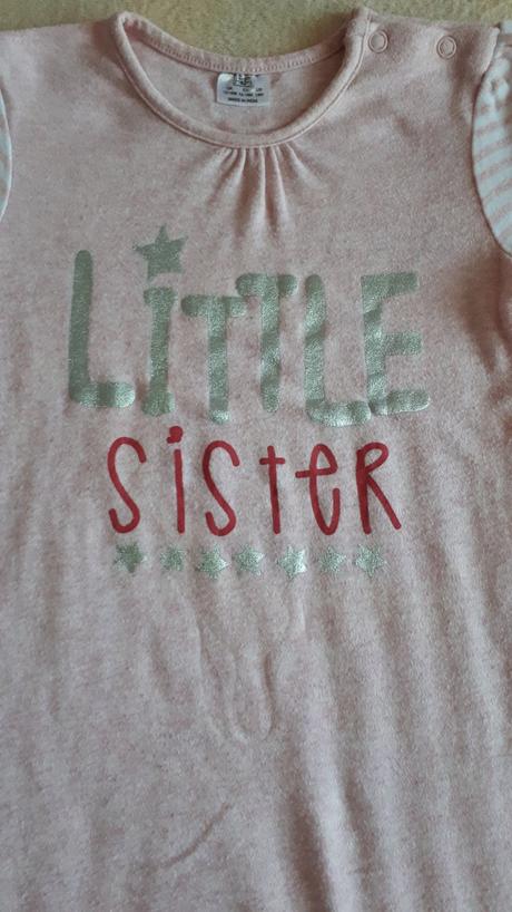 Bavlněný overal, pyžamko little sister, 12-18měs., f&f,80