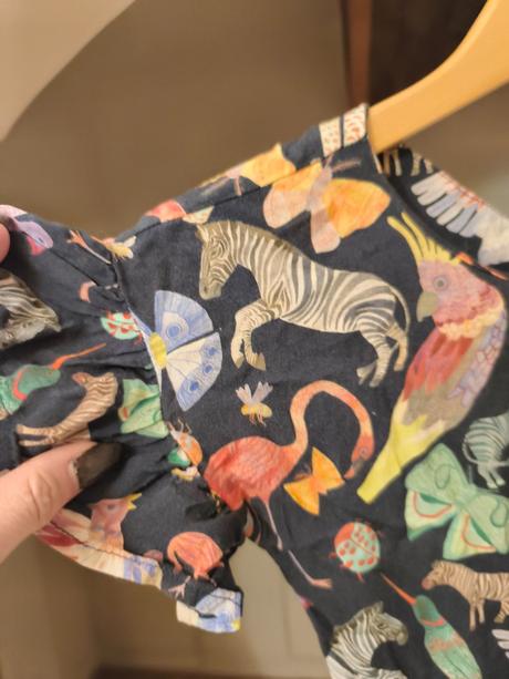 Letní zvířátkový overal h&m, h&m,116