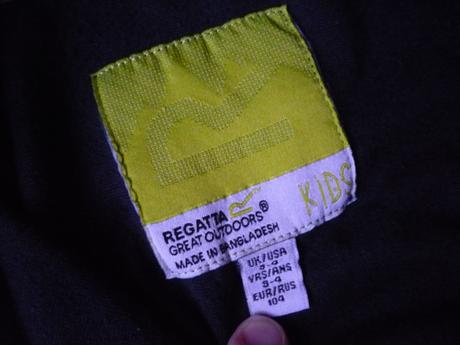 Lehká flísová mikina na zip, regatta,104