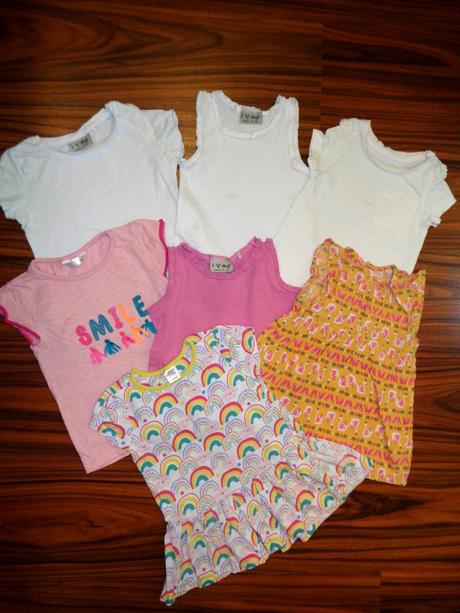 Letní balíček pro holku - 7 kusů - velikost 92, 86–98