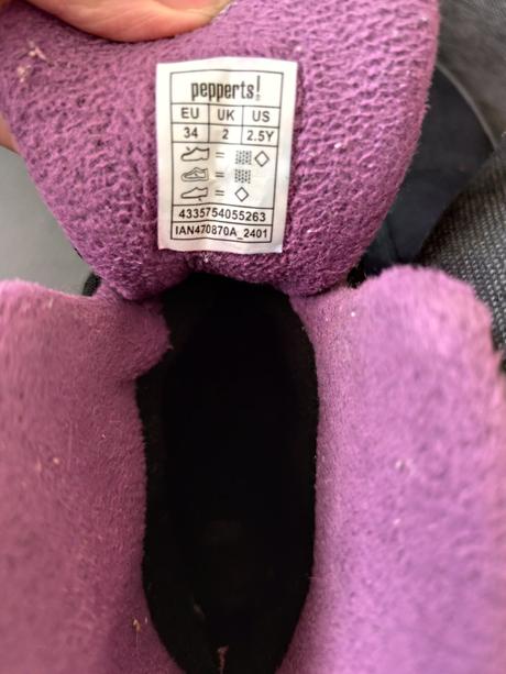 Dívčí zimní obuv pepperts,vel.34, pepperts,34