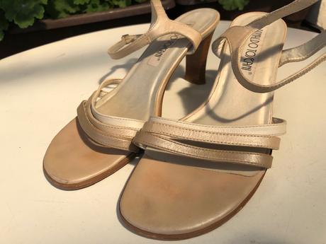 Arnaldo toscani 37 bezove sandaly na podpadku, 37