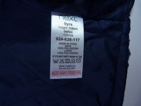 Next jaro/podzim bunda/kabát vel. 134, next,134