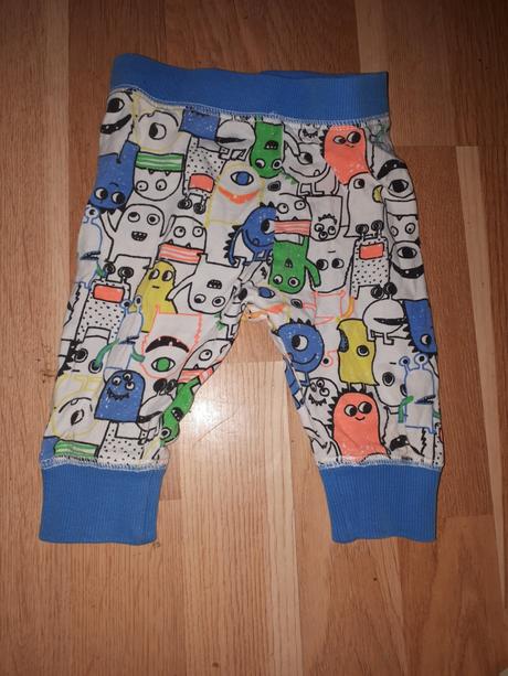 Tepláky s monstry, mothercare,74