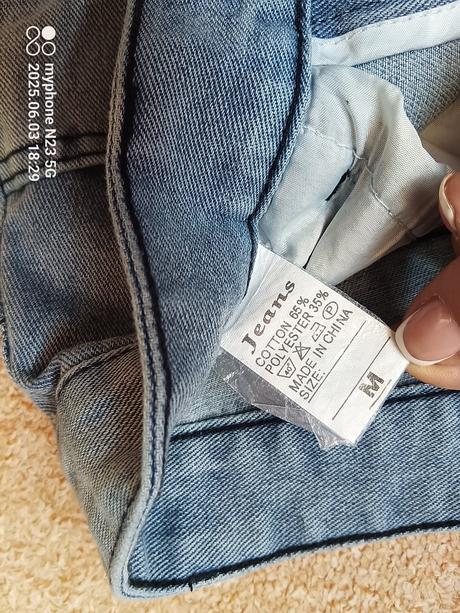 Rifle rozšířené+vysoký pas zn."jeans" vel."m", m