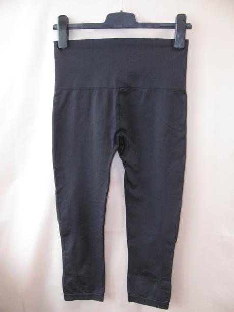 Kompresní 7/8 černé legíny, tchibo,s