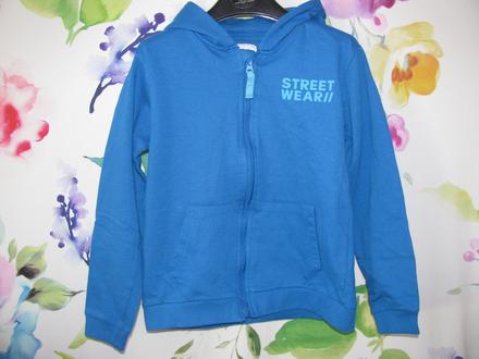 Dětská bavlněná tepláková mikina s kapucí, sinsay,152