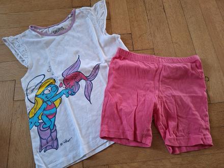 Pyžamo šmoulové smurfs vel. 122 / 128, lupilu,122