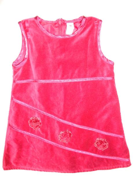 Luxusní červené sametové šaty, baby club,92