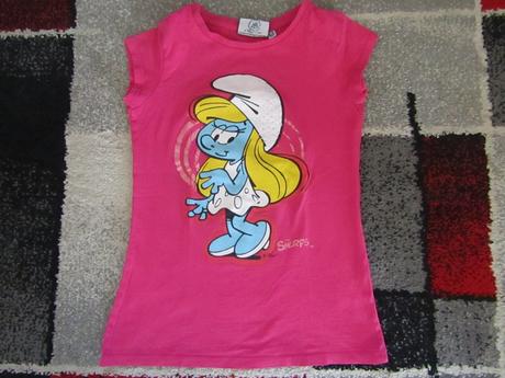 Tričko pro holku the smurfs -šmoulinka vel.134, 134