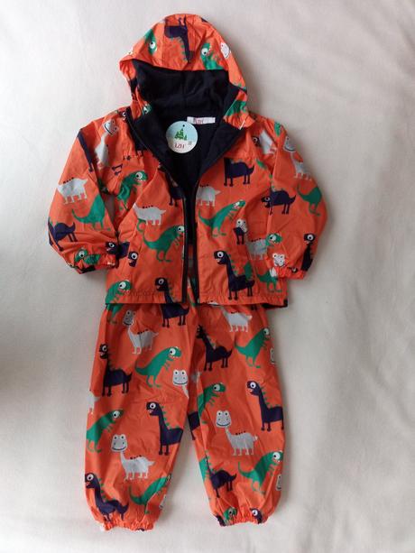 Nový nepromokavý dino set, 98/104, 98 / 104