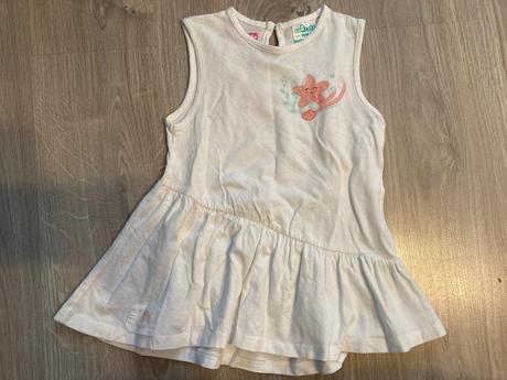 Bílé krátké šaty/ delší tunika, 98