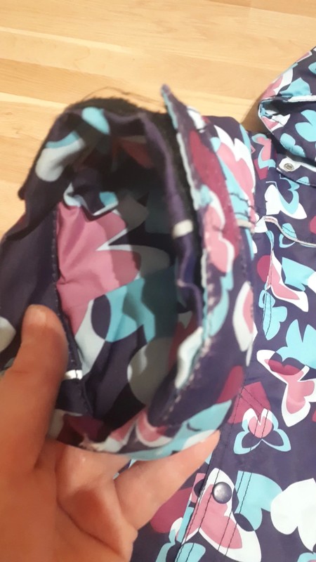 Zimní bunda s motýlka reflexní nepromokava 140 lin, lindex,140