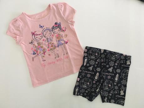 Balík dívčího letního oblečení (6 - 7 let), 104–116