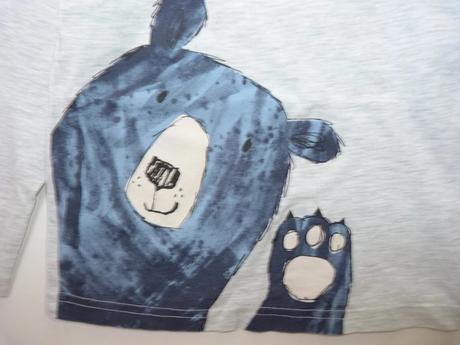 Tričko s méďou vel. 104, nutmeg,104