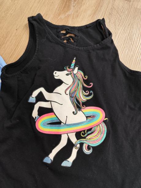 Tričko / tílko 4x - vel. 122/128, h&m,122