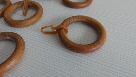 Kroužky a háčky ke kulaté garnýži, 