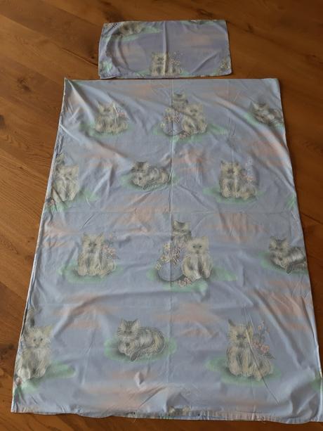 Povlečení  do postýlky kočička, šířka (cm): 90,délka (cm): 130